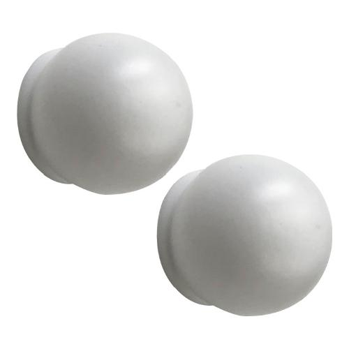 Castel Set terminali bastoni tenda PONTE VECCHIO Palla Bianco opaco B84177