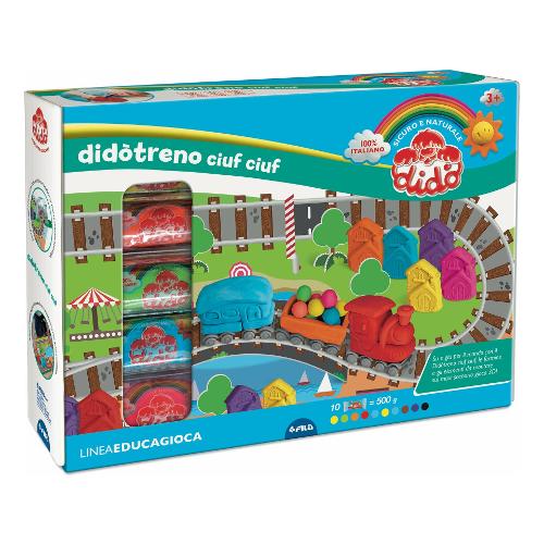 Fila Pasta modellabile Treno Ciuf Ciuf Educagioca 10 panetti 50gr e accessori DIDÒ 350900