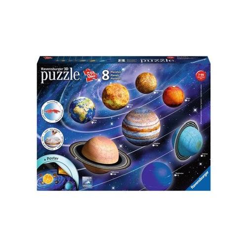 Ravensburger Puzzle 522 pz Sistema Planetario 7a+ 3D 11668