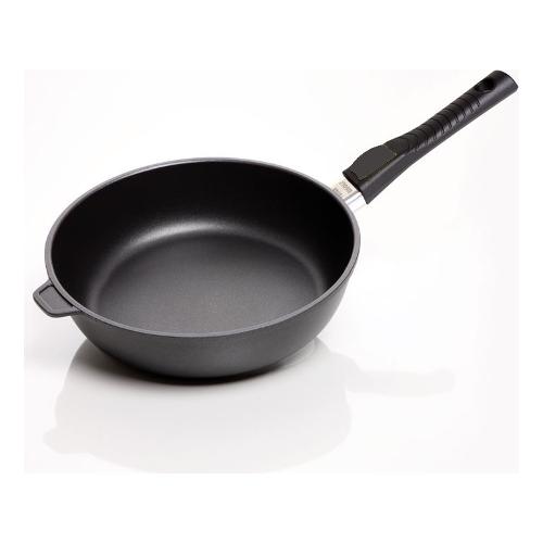 Risoli Padella Alluminio antiaderente manico amovibile (24cm) Nero 0104INS 24TP