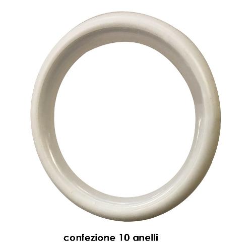 Castel Set anelli tenda Bastoni D. 20 mm PONTE VECCHIO Bianco opaco B84174