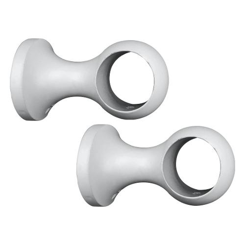 Castel Set supporti bastoni tenda Monoblocco PONTE VECCHIO Bianco opaco B84171