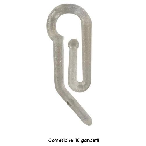 Ganci per porta FlexiSPACE, 2 pz, trasparenti