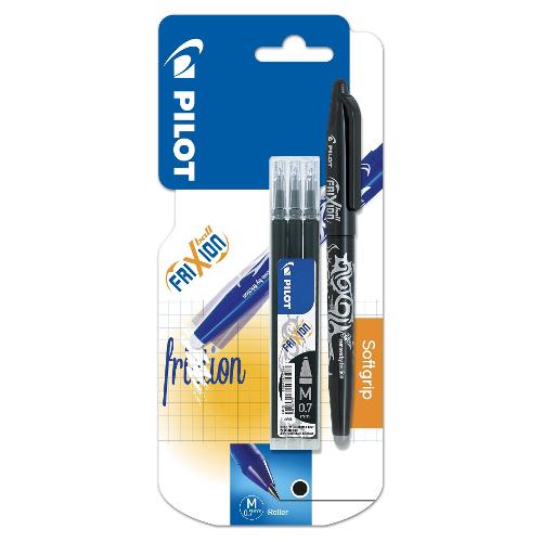 Penna cancellabile Ball FRIXION inchiostro Nero gel Medio - 0,7 mm 3802104