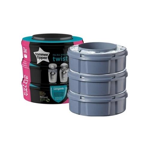 Tommee Tippee Ricarica contenitore pannolini twist&click 3 pz Sangenic TWIST&CLICK 85102201