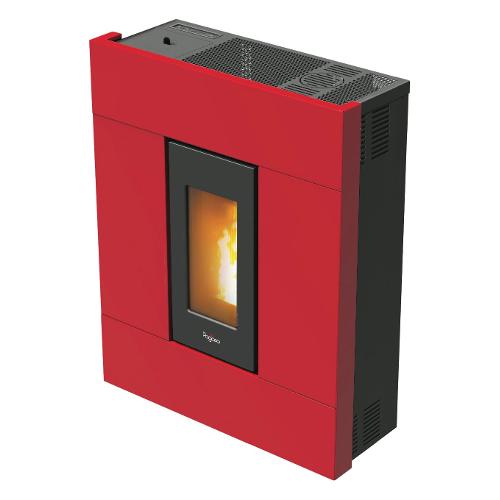 Pegaso Stufa pellet 7kW TABLA 7 Slim Rosso 4 stelle 7019031