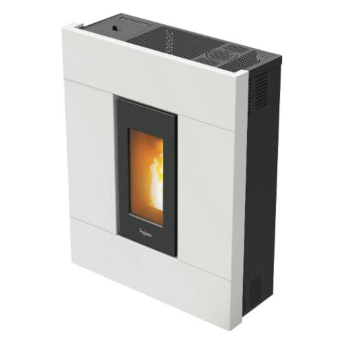 Stufa pellet 7kW TABLA 7 Slim Bianco 4 stelle 7019032