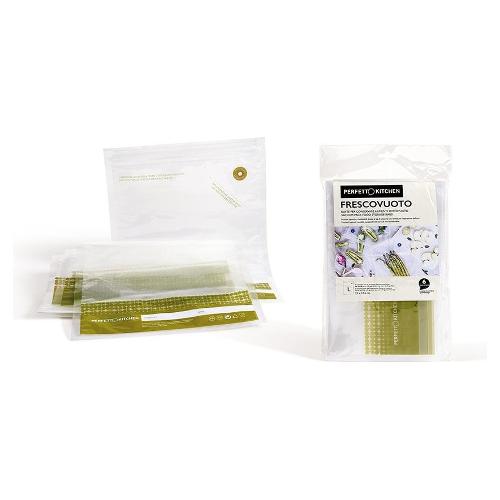 Perfetto Sacchetti sottovuoto FRESCOVUOTO Large 25x34 cm Verde 29004 6pz