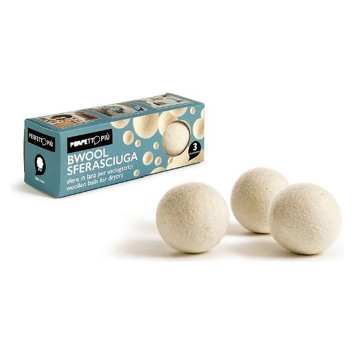 Perfetto Set palline asciugatrice 3 pz Bwool 16910