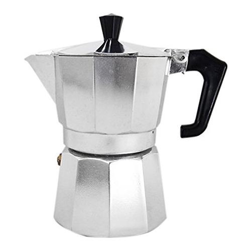 Caffettiera 2 Tazze MOKA INDUCTION Cromo e Nero 0006932