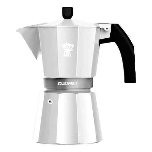 Pezzetti Caffettiera Alluminio 3 Tazze ITALEXPRESS Bianco 1361V