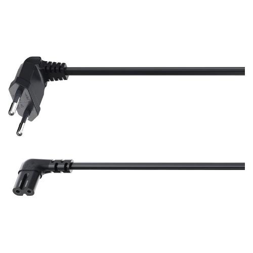 Hama Cavo alimentazione Power Cable C7 Angolato 3m 00137230