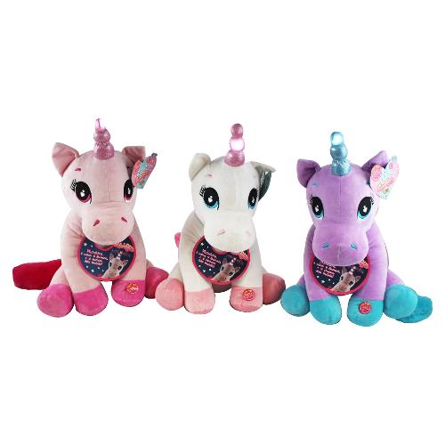 Ods Peluche Unicorno della Buonanotte con luci (40cm) MY VIP Assortito 43302