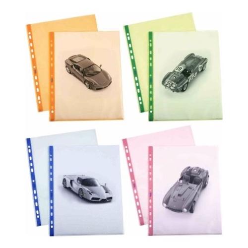 Favorit Set buste raccoglitori anelli finitura liscia 10 pz A4 (22x30cm) Assortito 100461700