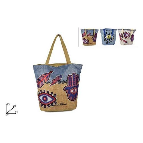 Due Esse Distribuzioni Borsa mare Occhio tessuto poliestere (51x21x43cm) Assortito AL005374
