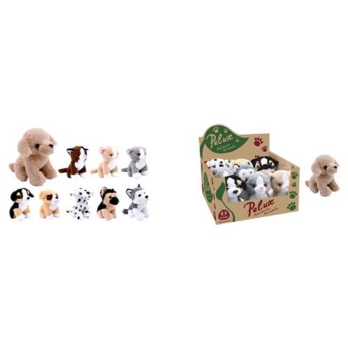 Globo Peluche Cane/Gatto (18cm) PELUX Assortito 83430