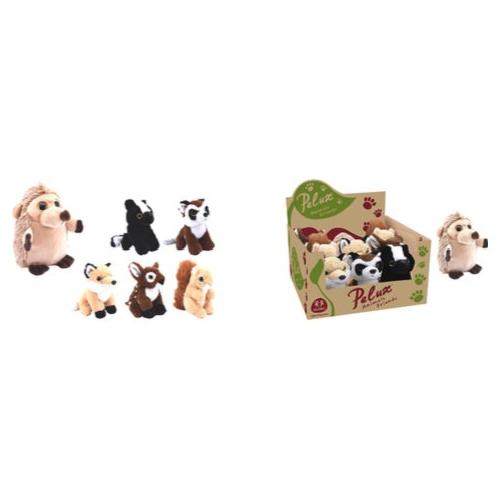 Globo Peluche Animale del bosco (18cm) PELUX Assortito 83433