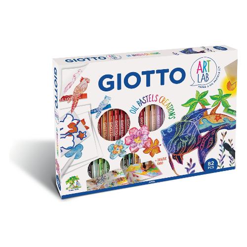 Fila Set pastelli ad olio 82 pz Art Lab Creations GIOTTO colori assortiti 581700