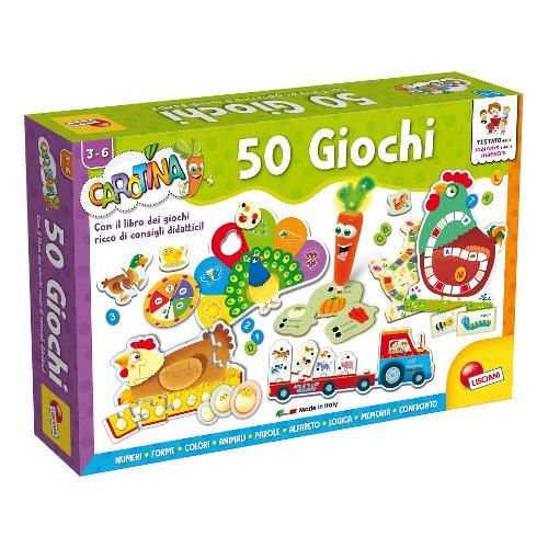Lisciani Gioco prescolare Parlante 50 Giochi 3-6a CAROTINA 76710