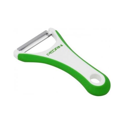 Pedrini Pelapatate multiuso lama seghetatta Plastica Bianco e Verde 04GD166