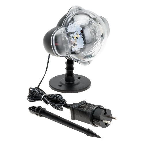 Lotti Proiettore natalizio Esterno Led Nevicata di Punti Bianco 48256