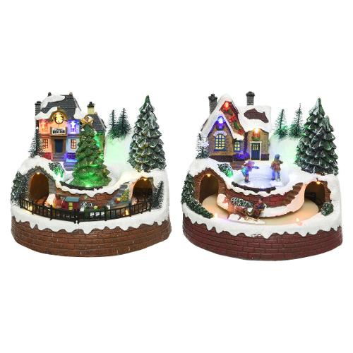 Kaemingk Villaggio Led Movimento e Musica assortito (16x18x17 cm) 481377