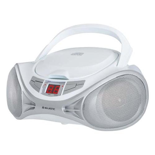 Majestic Lettore CD portatile Ah 1262R Ax Bianco e Grigio 111262