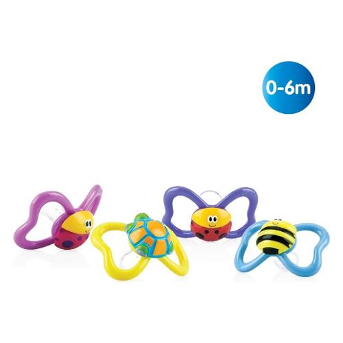 Nuby Succhietto Silicone 1 pz 0-6m colore assortito ID5880SFSM