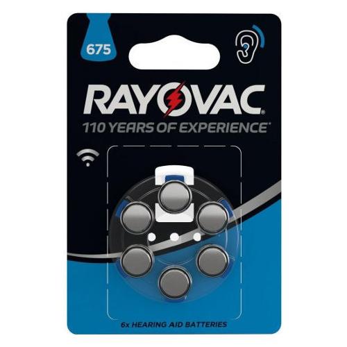 Rayovac Batteria Zinco aria 675 Pr44 6pz 04600745416