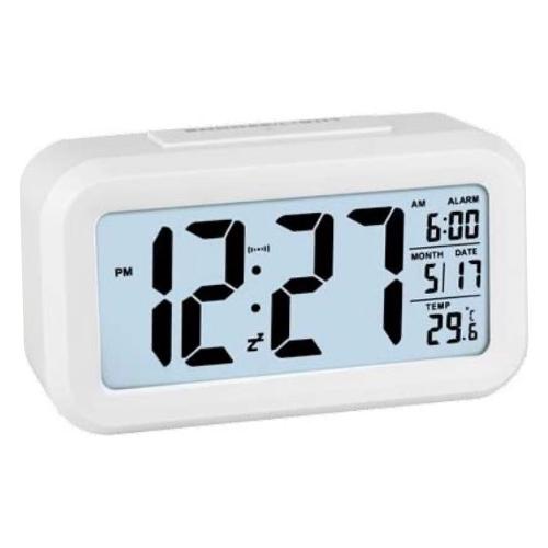 Lowell Sveglia JUSTAMINUTE Multifunzione con snooze Bianco JD9519B