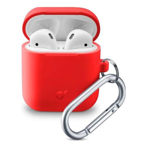 Cellular Line Custodia protettiva auricolari BOUNCE AirPods 1 e 2 Rosso BOUNCEAIRPODSR