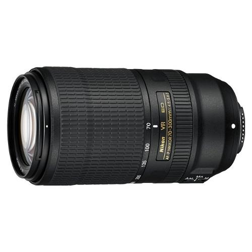 Nikon Teleobiettivo DSLR Af P Nikkor 70 300mm F 4.5 5.6E Ed Vr Black JAA833DA