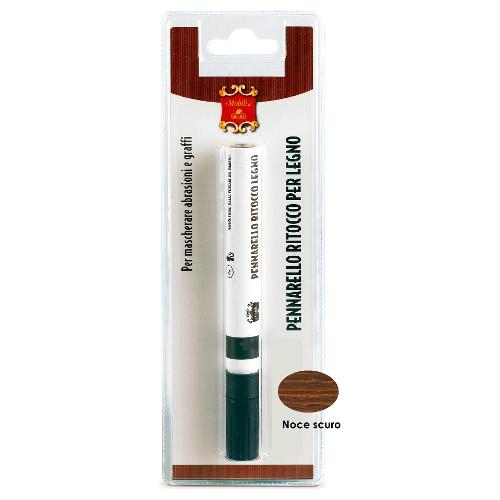 Gubra Ritocco legno Pennarello punta scalpello noce scuro GRL052 67 20 ml