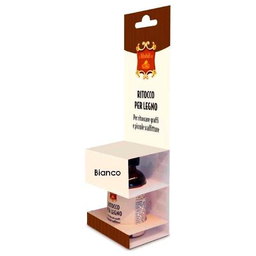 Gubra Ritocco legno Liquido con pennellino bianco GRL042 61 25 ml