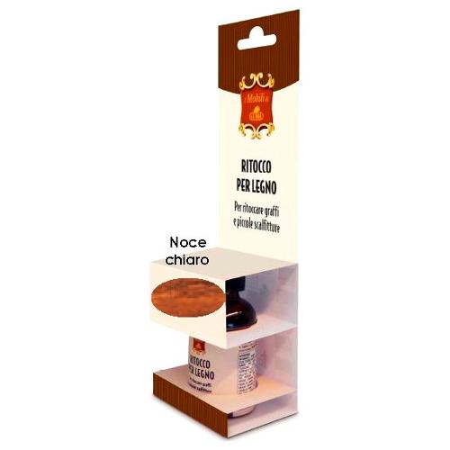 Gubra Ritocco legno Liquido con pennellino noce chiaro GRL042 65 25 ml