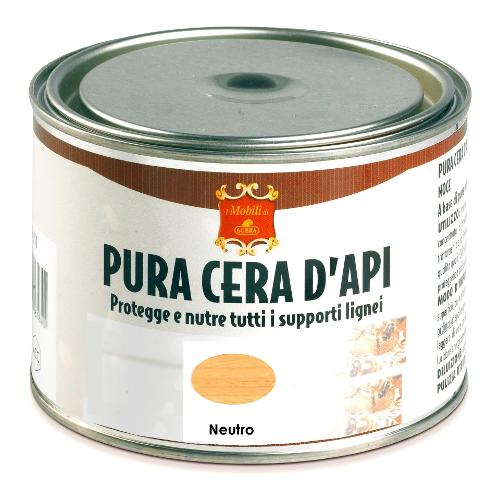 Gubra Cera legno I MOBILI DI GUBRA In Pasta Neutro barattolo 500 ml GRL210