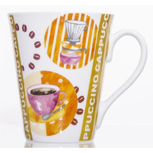 Amicasa Tazza mug Porcellana Cappuccino Assortito Art 4