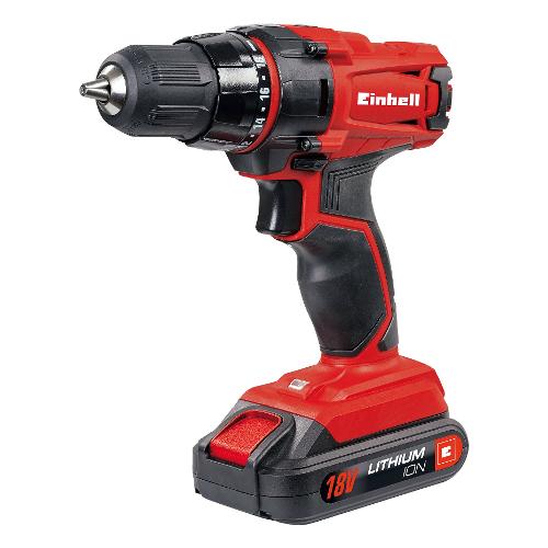 Einhell Trapano avvitatore TC CD 18 2 LI 1 batteria 18V 1,5Ah 4513846