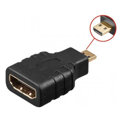 Techly Connettore video Hdmi a Micro Hdmi Tipo D F M Black IADAP HDMI MD