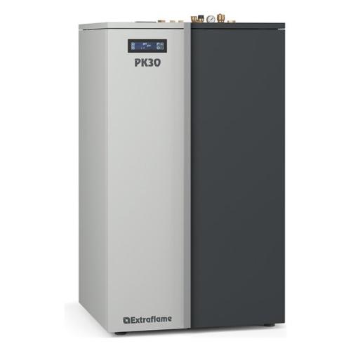 Extraflame Caldaia pellet 30kW Pk30 Bianco e Grigio 12022400