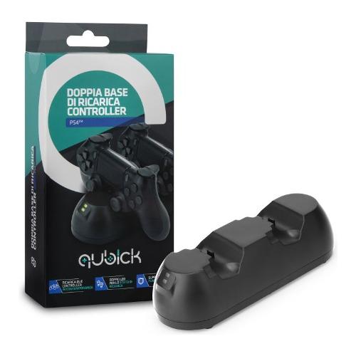 Qubick Caricabatterie per Sony PLAYSTATION 4 Double Black ACP40120