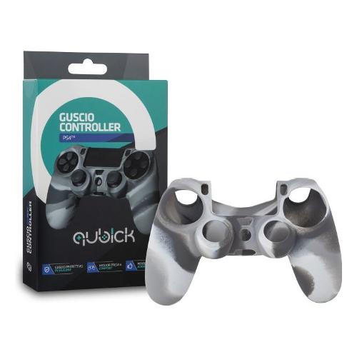 Qubick Cover gamepad PLAYSTATION 4 Guscio Silicone Camo ACP40102