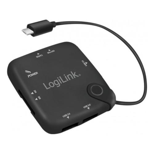 Manhattan Lettore schede memoria Multischeda OTG Micro USB IADAP USB MULTIOTG