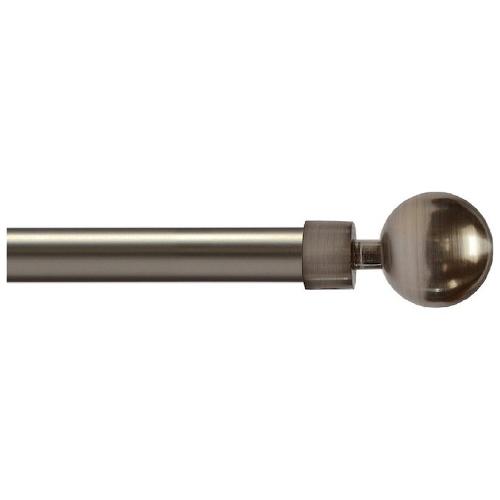 Angelo Carillo Kit bastone tenda (110x1,9 cm) LINE ORO Acciaio satinato 20107