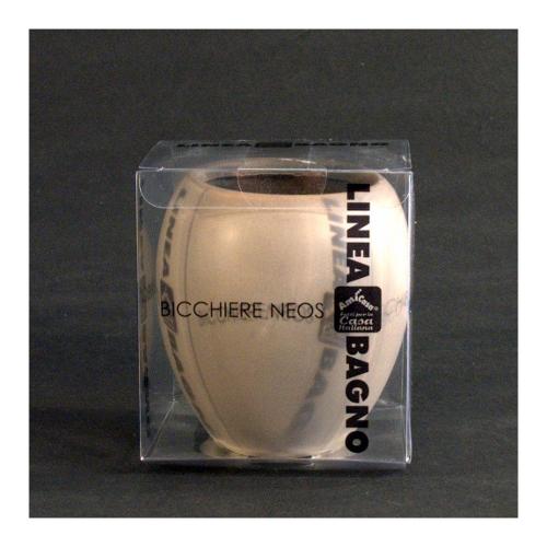 Amicasa Bicchiere porta spazzolino NEOS Tortora (9,5x10,3 cm) BC07 1203