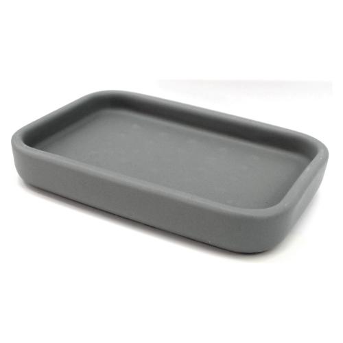 Amicasa Porta sapone appoggio KLEO Tortora opaco (12,7x8,7x1,9 cm) BC18 12004