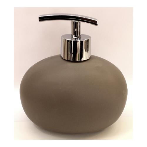Amicasa Dosa sapone appoggio NEOS Tortora opaco (11,5x9x13 cm) BC07 1201