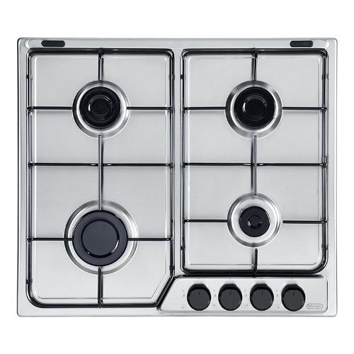 De Longhi Piano cottura gas 4 zone FAMILY Ffa 46 Asv Inox (60cm)