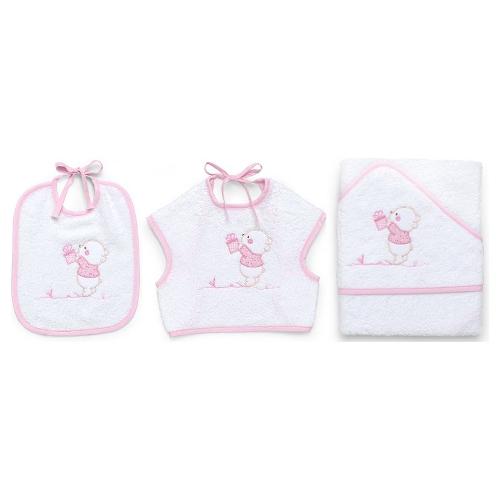 Italbaby Set bavaglini 3 pz BEAR Rosa 15 5020 101