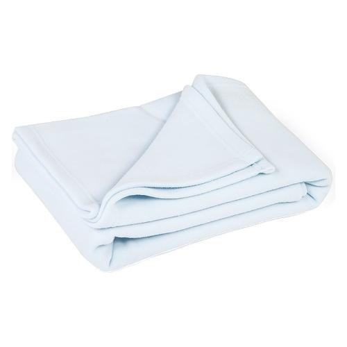 Italbaby Coperta lettino Autunno Inverno Pile 100% poliestere (145x110cm) Azzurro 020 2150 02